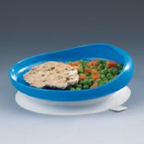 SCOOPER PLATE WITH SUCTION CUP BASE